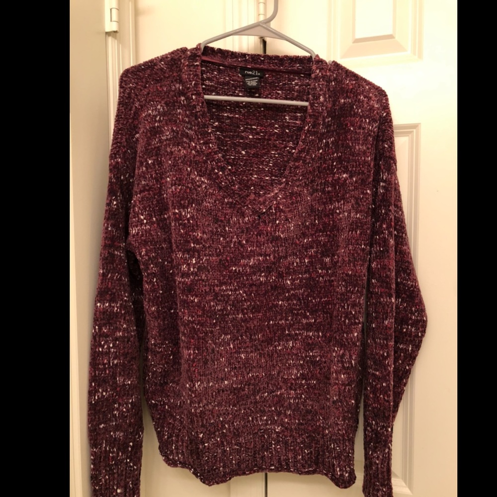 Super soft v neck sweater